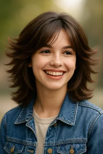 Butterfly Haircut for Girls