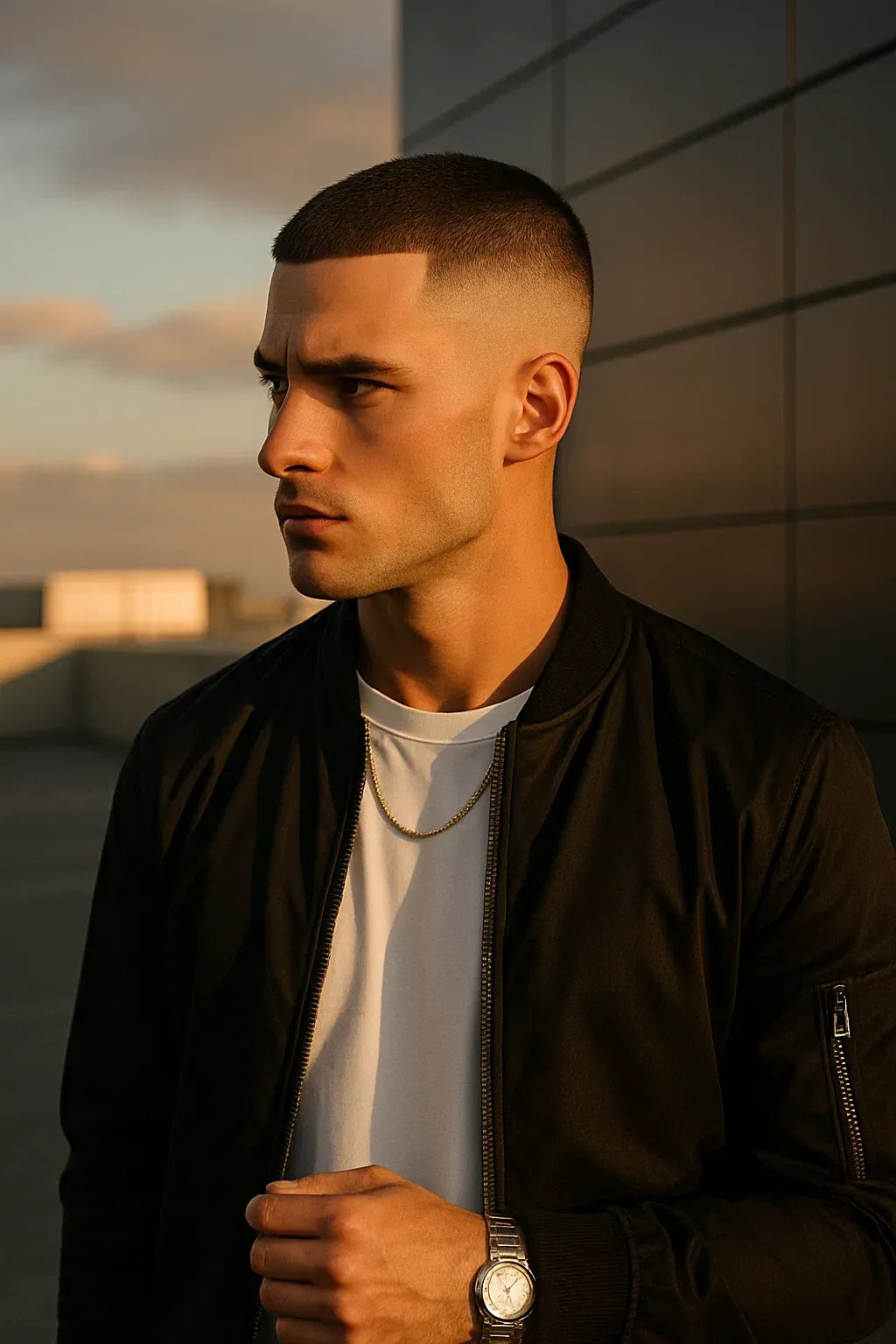 Buzz Cut Low Fade