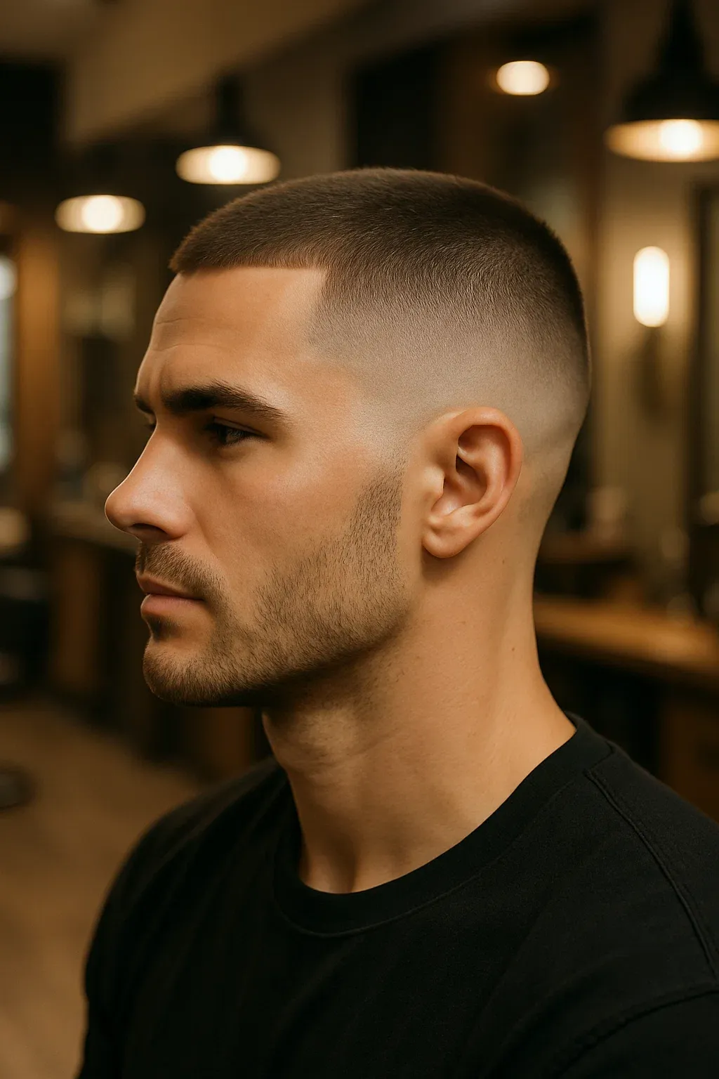 Buzz Cut with Skin Fade