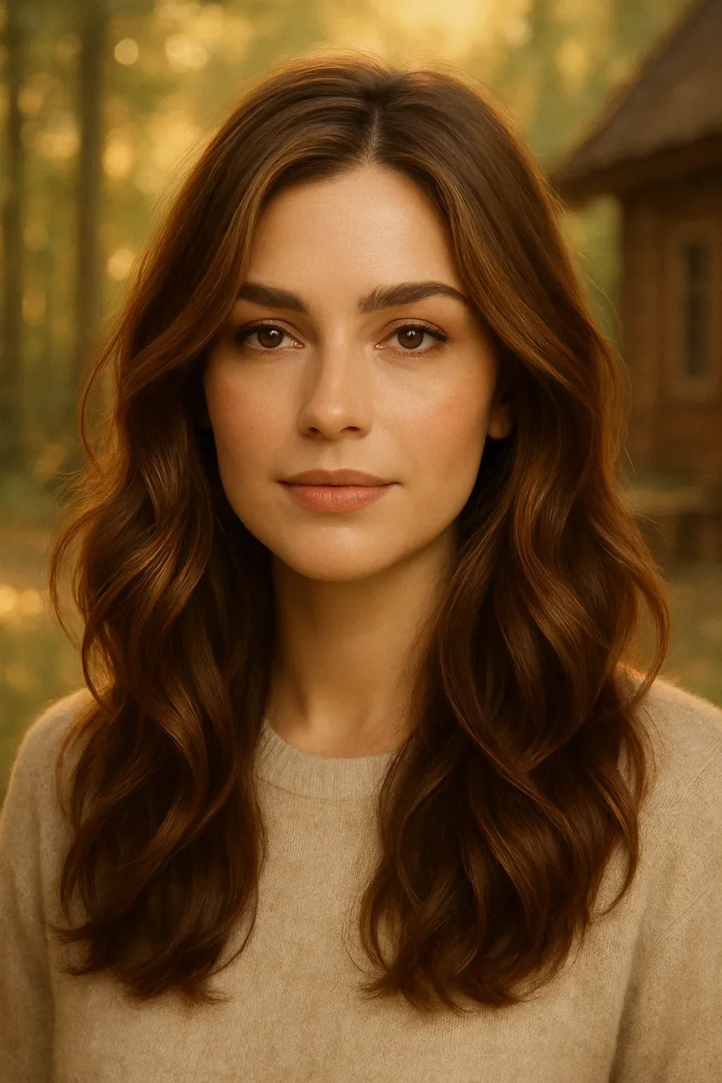 Hazel Brown Hair Color