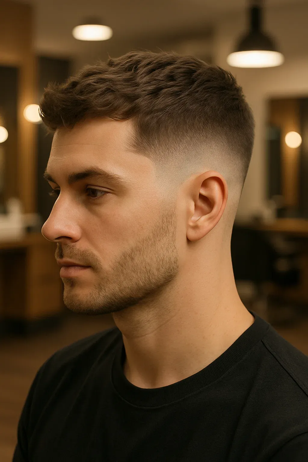 Low Taper Skin Fade