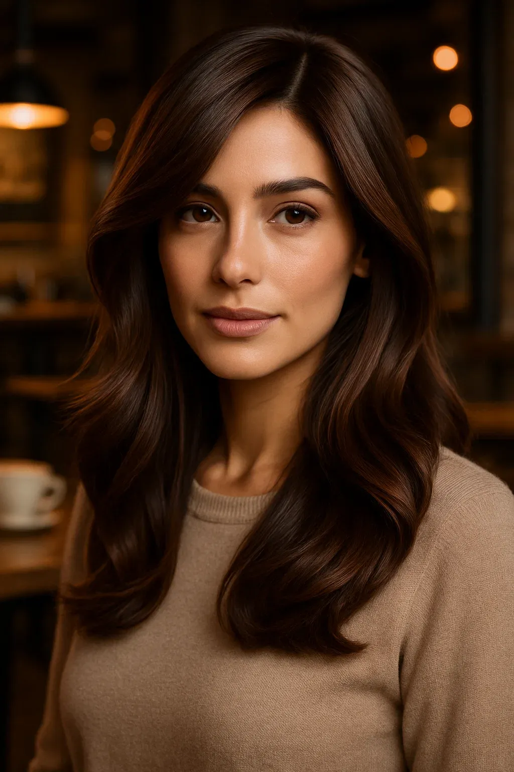 Mocha Brown Hair Color