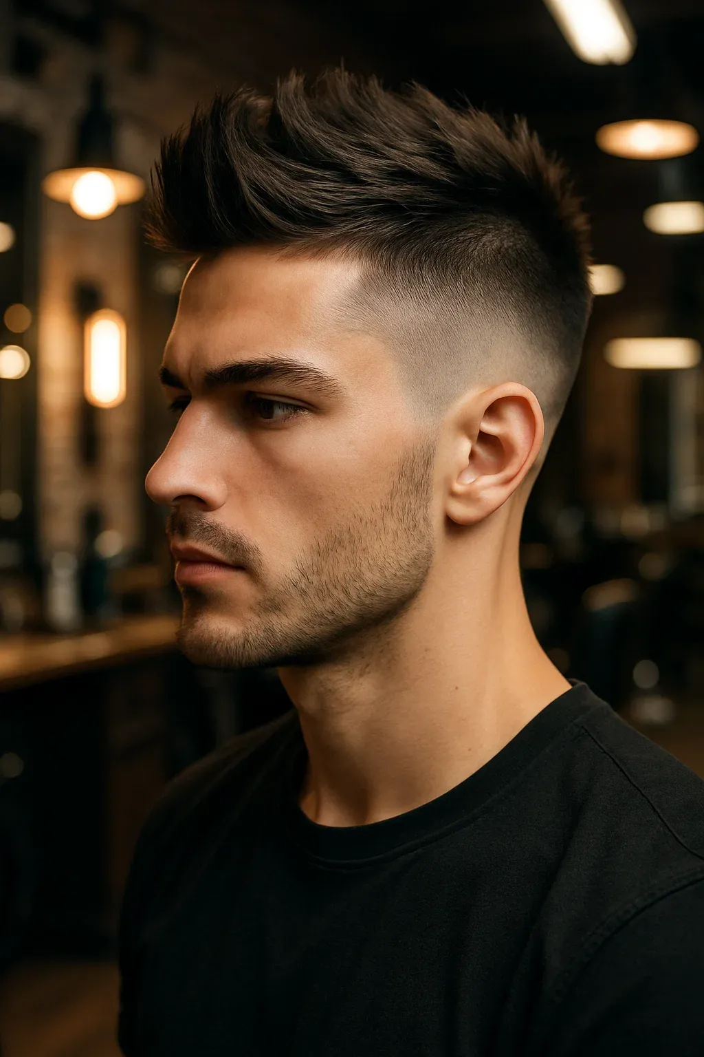Skin Fade Faux Hawk