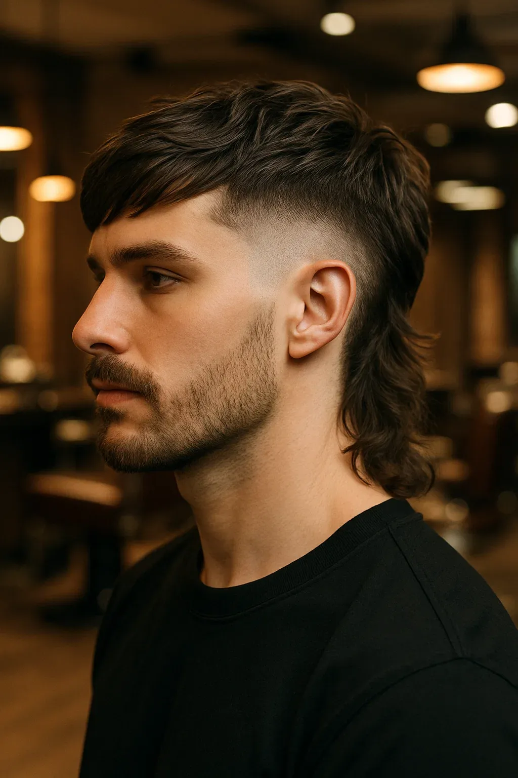 Skin Fade Mullet