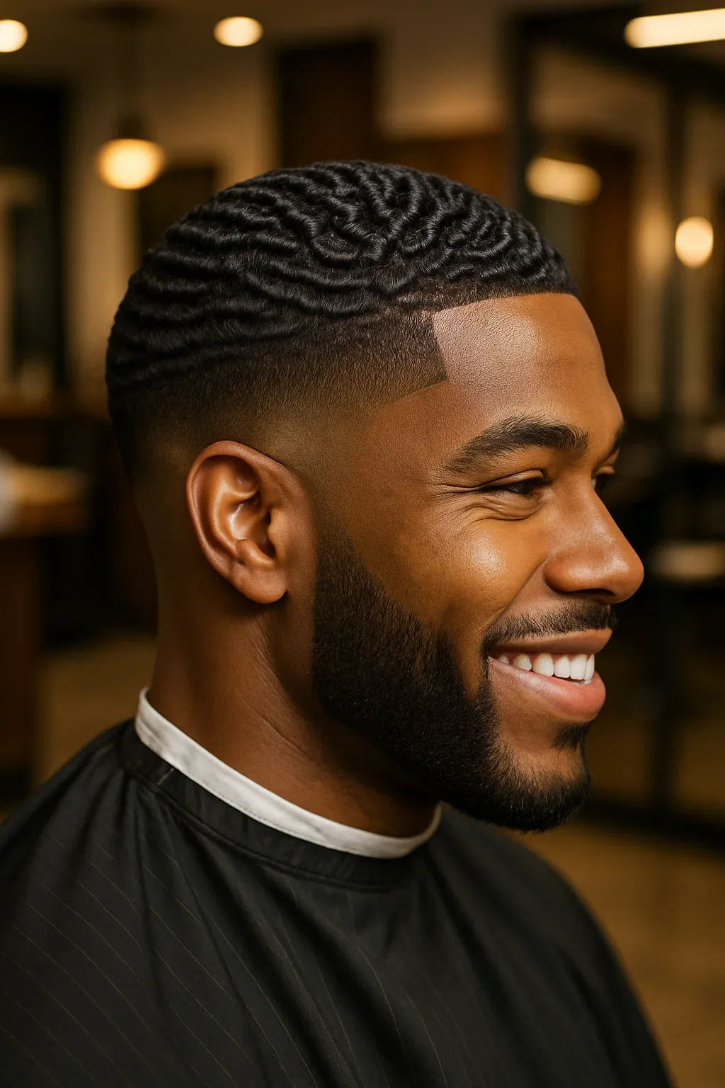 Skin Fade with Waves