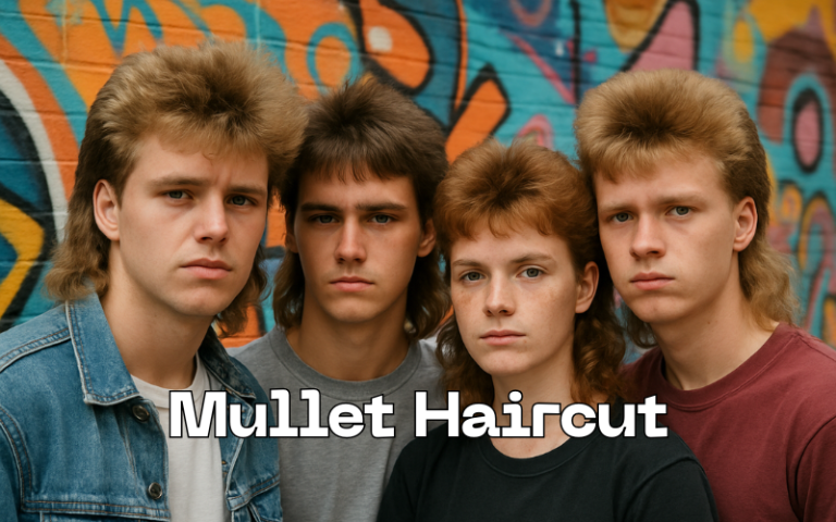 mullet hairstyle,