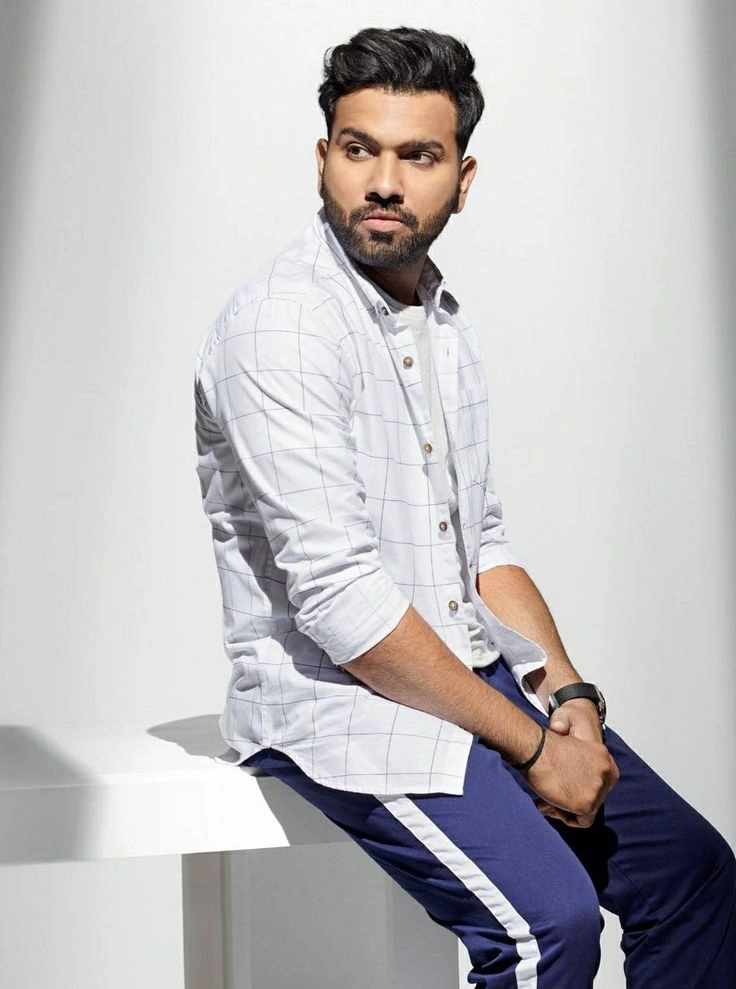 rohit sharma hairstyle